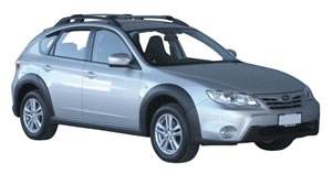 Subaru XV 2011 roof racks  vehicle image